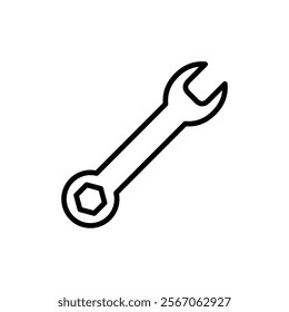 Wrench icon vector. repair icon. tools sign and symbol