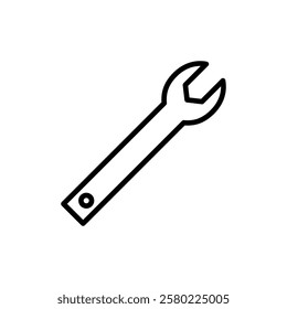 Wrench icon vector. repair icon. tools sign and symbol