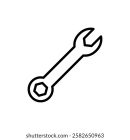 Wrench icon vector. repair icon. tools sign and symbol