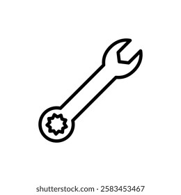 Wrench icon vector. repair icon. tools sign and symbol