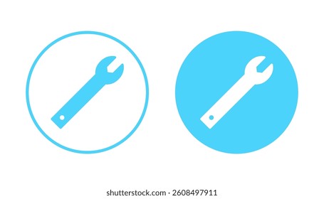 Wrench icon vector. repair icon. tools sign and symbol
