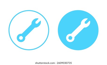 Wrench icon vector. repair icon. tools sign and symbol