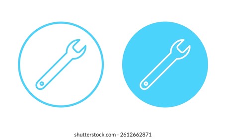 Wrench icon vector. repair icon. tools sign and symbol