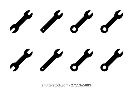 Wrench icon vector. repair icon. tools sign and symbol