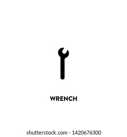 wrench icon vector. wrench sign on white background. wrench icon for web and app