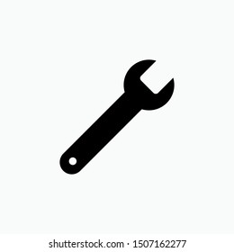 Wrench Icon - Vector, Sign and Symbol for Design, Presentation, Website or Apps Elements. 