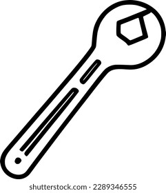 Wrench icon vector symbol design illustration