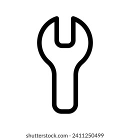 Wrench Icon Vector Symbol Design Illustration