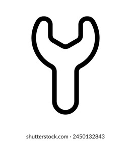 Wrench Icon Vector Symbol Design Illustration