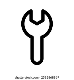 Wrench Icon Vector Symbol Design Illustration