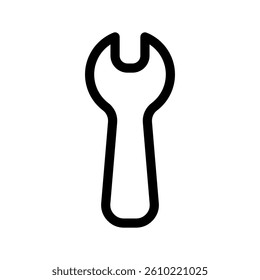 Wrench Icon Vector Symbol Design Illustration
