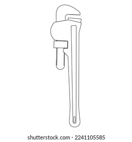 diseño de plantilla de vector de icono de llave inglesa