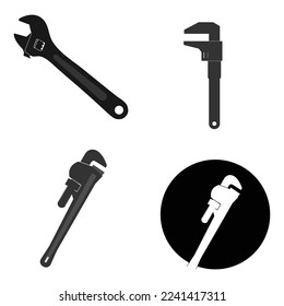 wrench icon vector template design