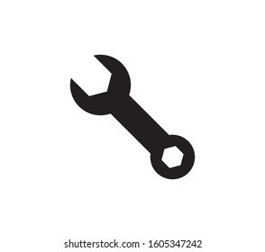 Wrench icon vector. Tools icon symbol design
