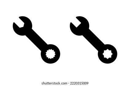 Wrench icon vector for web and mobile app. repair icon. tools sign and symbol