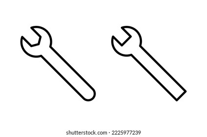 Wrench icon vector for web and mobile app. repair icon. tools sign and symbol