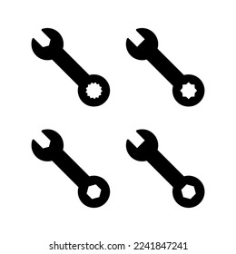 Wrench icon vector for web and mobile app. repair icon. tools sign and symbol