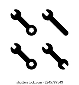 Wrench icon vector for web and mobile app. repair icon. tools sign and symbol