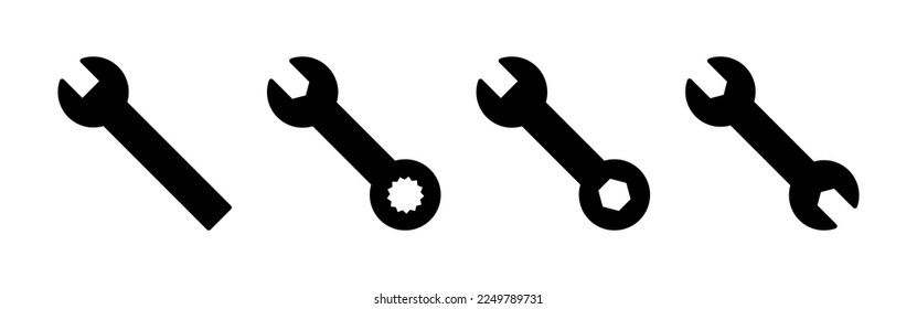 Wrench icon vector for web and mobile app. repair icon. tools sign and symbol