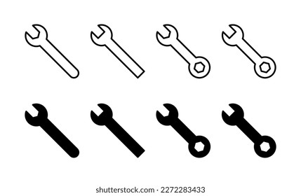 Vector de icono francés para aplicaciones web y móviles. icono de reparación. símbolo y signo de herramientas