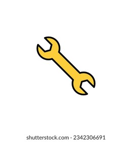 Wrench icon vector for web and mobile app. repair icon. tools sign and symbol