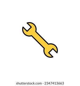 Wrench icon vector for web and mobile app. repair icon. tools sign and symbol