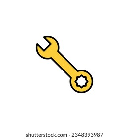 Wrench icon vector for web and mobile app. repair icon. tools sign and symbol