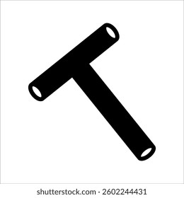 Wrench icon vector, with white background