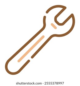 Wrench icon for web, app, infographic, etc