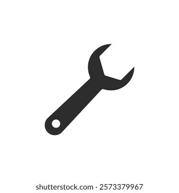 Wrench icon web design in vector