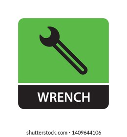 Wrench icon for web and mobile