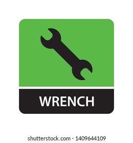 Wrench icon for web and mobile