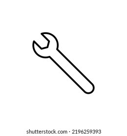 Wrench icon for web and mobile app. repair icon. tools sign and symbol