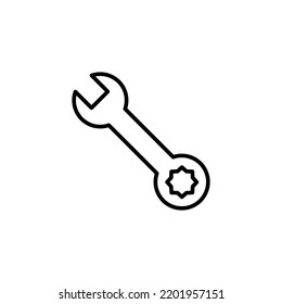 Icono de llave para web y aplicación móvil. icono de reparación. símbolo y signo de herramientas