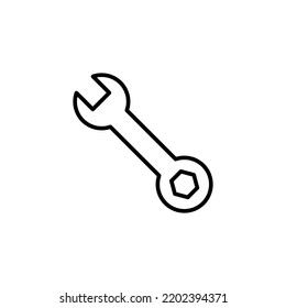Wrench icon for web and mobile app. repair icon. tools sign and symbol