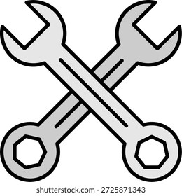 Icono de llave inglesa para su proyecto