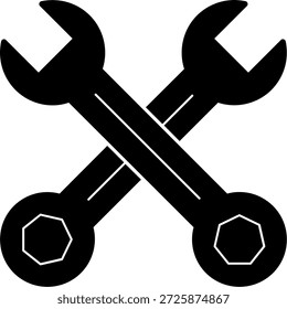 Icono de llave inglesa para su proyecto