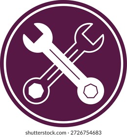 Icono de llave inglesa para su proyecto
