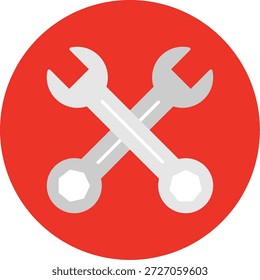 Icono de llave inglesa para su proyecto