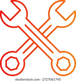 Icono de llave inglesa para su proyecto