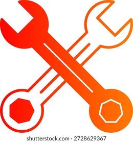 Icono de llave inglesa para su proyecto