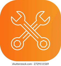 Icono de llave inglesa para su proyecto