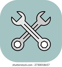 Icono de llave inglesa para su proyecto