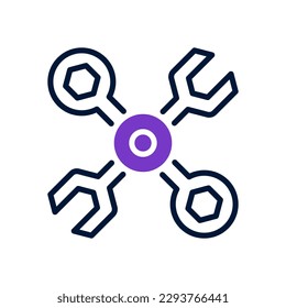 wrench icon for your website, mobile, presentation, and logo design.