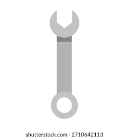 Wrench illustrated in vector on white background
