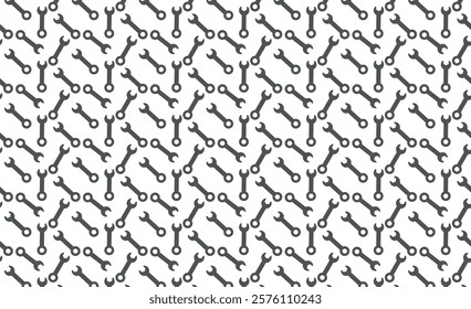 wrench, illustration pattern, repeat, for backgrounds, designers and textures