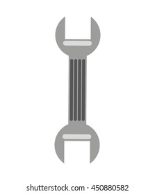 wrench  isolated icon design, vector illustration  graphic 