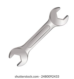 wrench isolated on white background	