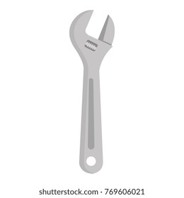 wrench key isolated icon