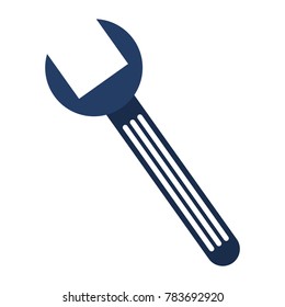 wrench key isolated icon